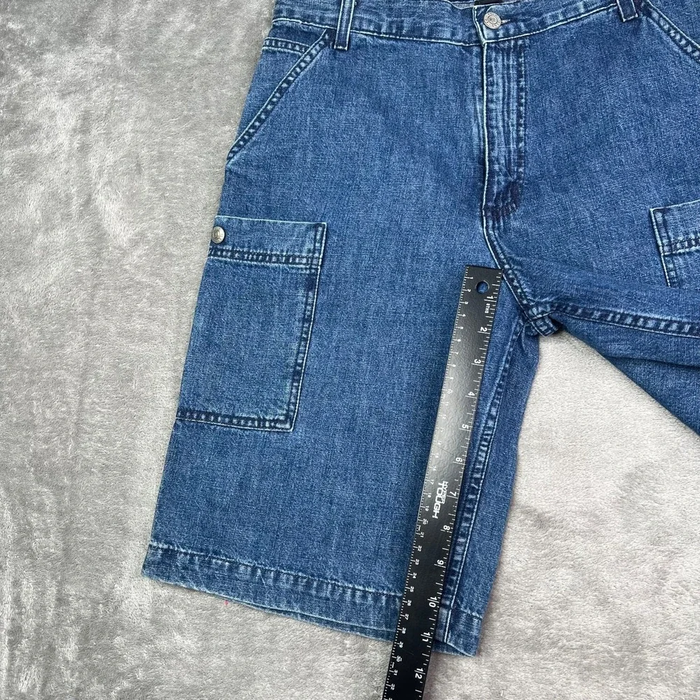 Polo Ralph Lauren Jeans Co. Denim Cargo Shorts Womens 16 Blue Carpenter‎ 11